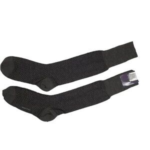 New! Lot of 2 Pair Ralph Lauren Purple Label Socks! Gray  Wool Blend  Long ITALY